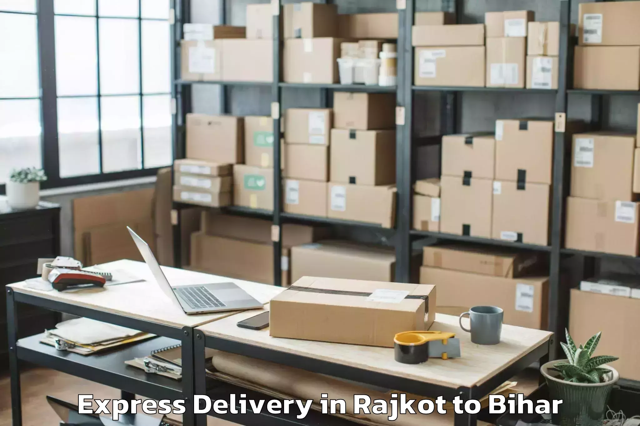 Book Rajkot to Alinagar Express Delivery Online